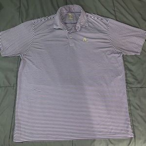 COPY - Rhoback Purple Striped XL Polo